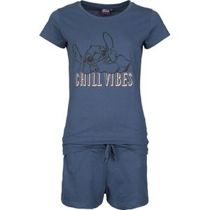 Lilo & Stitch Chill Vibes Pyjama blauw XL Katoen -