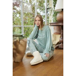 Aydogan - Pyjama - Mintgroen - Thermisch - Fleece