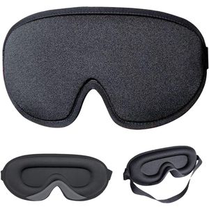 3D Ademend Slaapmasker voor Zijslapers - Lichtblokkerend en Huidvriendelijk Oogmasker voor Reizen en Dutjes