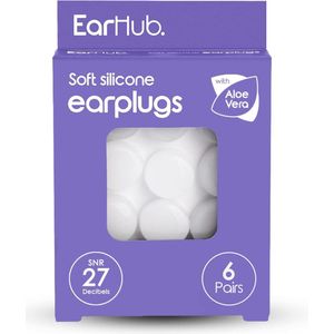 Zachte Siliconen Oordopjes voor Slaap, Reizen en Watersport - 6 Paar Herbruikbare Oordopjes met Perfecte Pasvorm