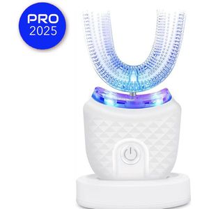 Smartbrush Tanden - U-Vormige Tandenborstel - Smart Brush Tanden - Automatische Elektrische Tandenborstel - Tanden Bleken en Reinigen - Handsfree - UV Blauw Licht - 360° - 4 Standen - Waterbestendig - Teeth Whitening