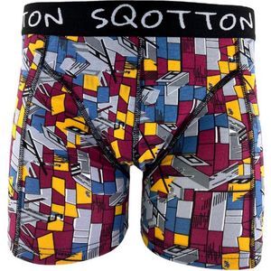 Boxershort - SQOTTON® - Colored Glass - Maat XL