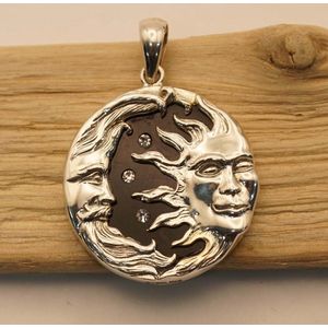 MSPOVOF Mom Charms hart hanger S925 sterling zilver bead voor armband halskettingen sieraden cadeau voor dames, 4,5mm-5mm, Zirkonia