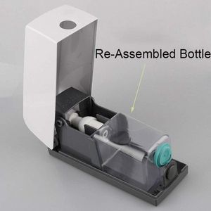 Wall Mounted Single Cup Soap Dispenser - Family Bathrooms Kitchen Hotel Commercial Space - Space Saving and Durable ABS - 300ml / 10.56fl.oz.