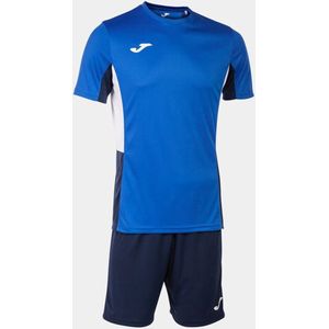 Joma Set Donau II koningsblauw marineblauw wit