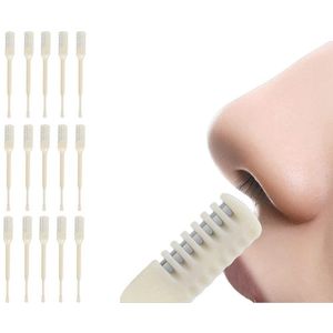 Neushaartrimmer - 15 stuks - 8,3x1cm - 360 graden draaibare neushaartrimmer - Draagbare handmatige neushaartrimmer - Unisex neushaartrimmer - Handmatige veiligheidsreiniging - Geïntegreerde neushaartrimmer
