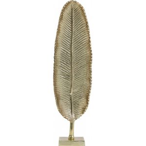 Light & Living - Ornament LEAF - 14x8x56cm - Goud