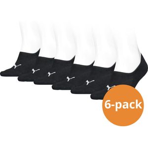 Puma Footies High Cut 6-pack Unisex Zwart-35/38