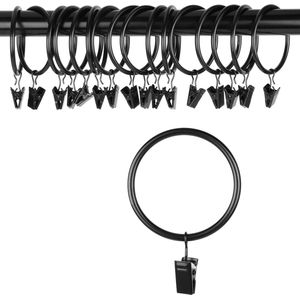 Selbro ® Grote Gordijnringen met Verwijderbare Clips en Decoratieve Afwerking voor Diverse Toepassingen