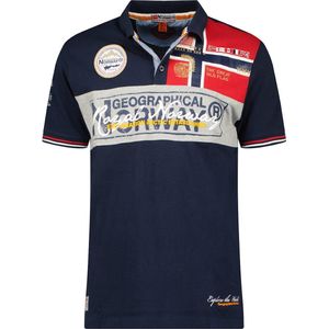 Geographical Norway Heren Polo Kidney Blauw - L