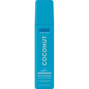 MineTan - Coconut Water Self Tan Foam - 200 ml - Zelfbruiner