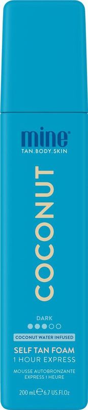 MineTan - Coconut Water Self Tan Foam - 200 ml - Zelfbruiner