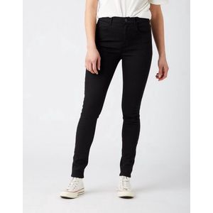 WRANGLER SKINNY Dames Jeans - BLACK - Maat 32/34