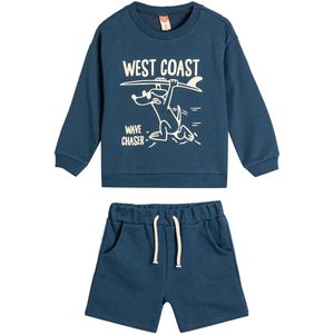 Sweatshirt/ Korte Broeken Met drukwerk Schlafanzug Sets