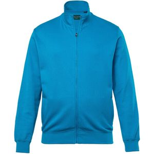 Boston Park Boston Park - Heren - Boston Park Sweatvest rib-sweatstof opstaande kraag - Lichtblauw - Maat 52+