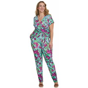 Broek jumpsuit in stretch breisel