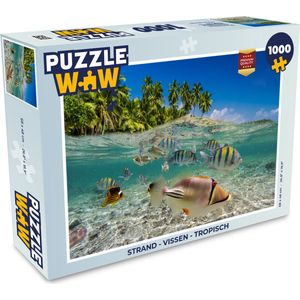 Puzzel Strand - Vissen - Tropisch - Legpuzzel - Puzzel 1000 stukjes volwassenen