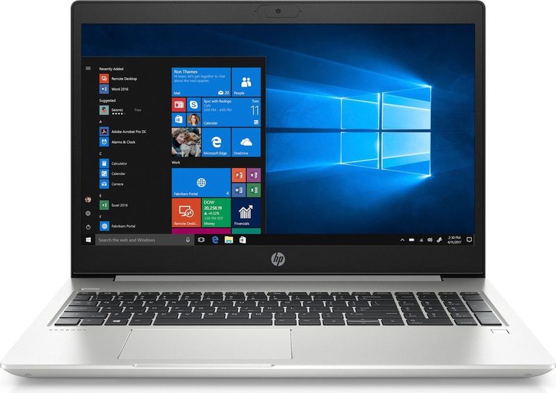 HP ProBook 450 G7 Notebook Zilver 39,6 cm (15.6"") 1920 x 1080 Pixels Intel® 10de generatie Core™ i5 8 GB DDR4-SDRAM 256 GB SSD Wi-Fi 6 (802.11ax) Windows 10 Pro