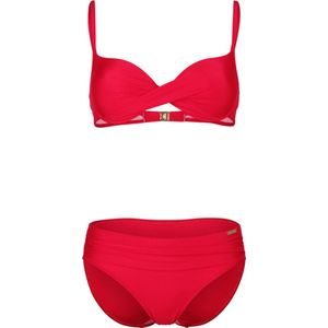 2 delige beugel bikini set maat 38/40 B/C rood