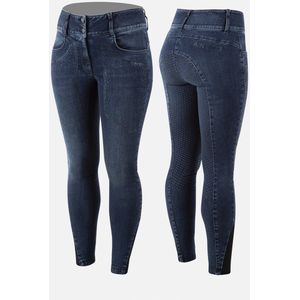 Animo Norway Full Grip Rijbroek Jeans Dames XS Blauw
