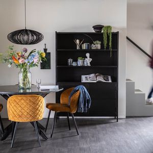 Boekenkast Industrieel 2 deuren | Eleonora 22528