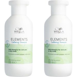 Wella Elements Calming Shampoo 250ml - 2 Stuks - Voordeelverpakking