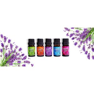 Rio -BLOL-5PK Aromatherapie Wellbeing Essential Oils 5st a 10 ml