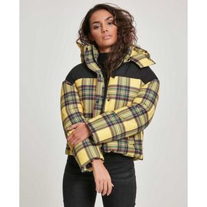 Urban Classics Gewatteerd jack -S- 2-Tone Geel/Zwart