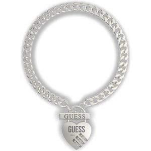 Guess Armbanden UBB20056-S Armband Lock me up Zilverkleurig