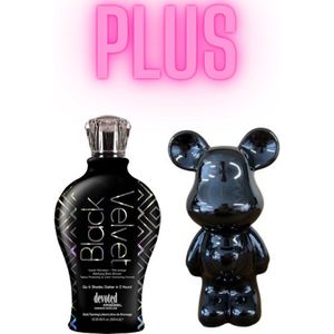 Devoted Creations Black Velvet 360 ml PLUS Keramische Beer Zwart 18 cm !