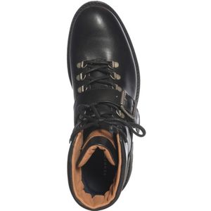 Tommy Hilfiger Elevated RWB Collar Leather Boot - Heren Laarzen Leer Zwart FM0FM03825-BDS - Maat EU 41 UK 7