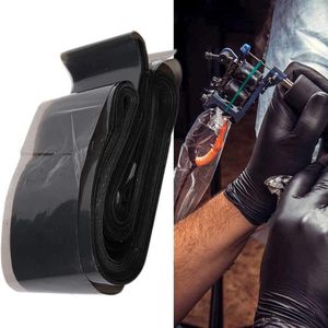100st Wegwerp Plastic Tattoo Clip Cord Covers - Blauwe Tattoo Machine Clip Cord Hook Sleeve Cover Tas .