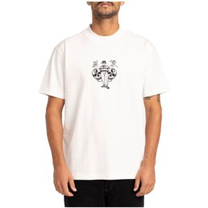 Rvca Invisible Man T-shirt Met Korte Mouwen Wit S Man