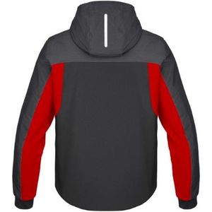 Spidi Hoodie H2Out II Black Anthracite Fluo Red 2XL - Maat - Jas