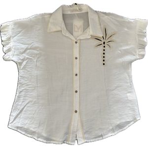 Blouse met 1 palmboom