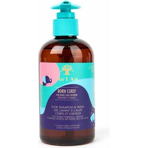 As I Am - Born Curly - Aloe Shampoo & Wasgel - 240ml