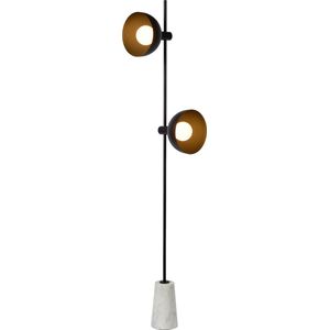 Atmooz - Vloerlamp Igor - E27 - zwart - Staande Lamp - Stalamp - Woonkamer - Hoogte 170cm - Metaal