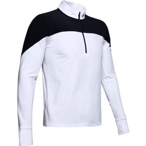 Under Armour Sweatshirt Herren Hoodie Qualifier Half Zip 83739 Weiß-M