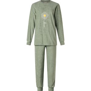 Dames pyjama Lunatex badstof 124205 groe maat XL