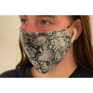 Non-medical Mask Masker Mondkapje - SNAKE SKIN / SLANGEN MASKER