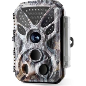 Equivera Wildcamera voor Buiten - Wildcamera met Nachtzicht - WiFi - Hoge Resolutie - Waterdicht - Wild Camera - Premium