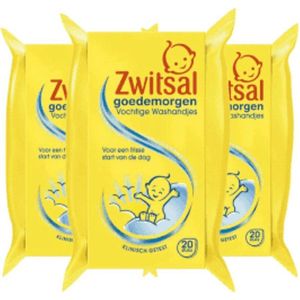 Zwitsal goedemorgen vochtige washandjes 20 stuks - Online babyspullen  kopen? Beste baby producten voor jouw kindje op beslist.nl