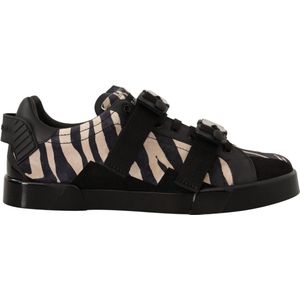 Lage Sneakers Met Zebraprint