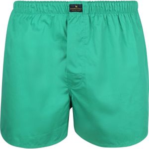Steppin' Out Boxershort Racing Green Poplin - Maat M - Heren