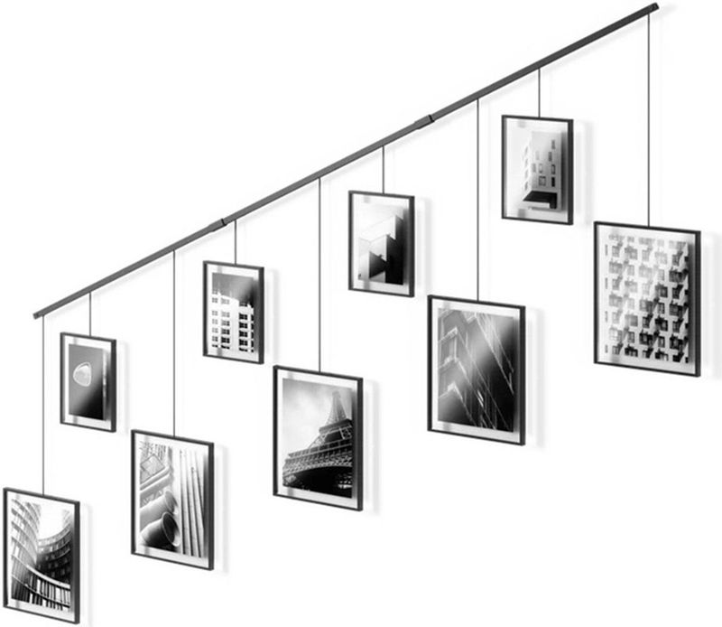 Umbra - Exhibit 9 - Fotolijsten - Zwart - Hout - 9 Stuks