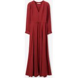 Sissy-Boy - Maxi Jurk - Rode - Pofmouwen