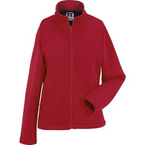Russell - Dames Slimme Softshell-jasje - Klassiek Rood - 2 Lagen Gebreide Softshell
