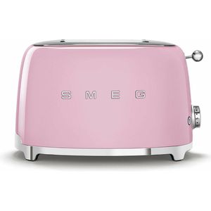 SMEG TSF01PKEU - Broodrooster - Roze - 2x2 - 950W - 6 niveaus