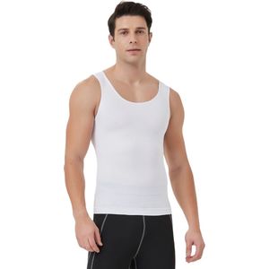 Linorie Corrigerend Shirt Mannen Shapewear Hemd - Wit - S