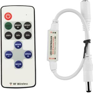 Mini LED afstandsbediening met RF dimmer controller voor LED strips 5V-24V